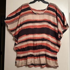 Striped Batwing Top